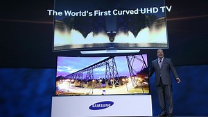 Curved, 4K TVs hot at CES 2014