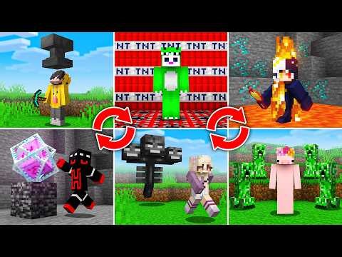We did a DEATH SWAP in MINECRAFT