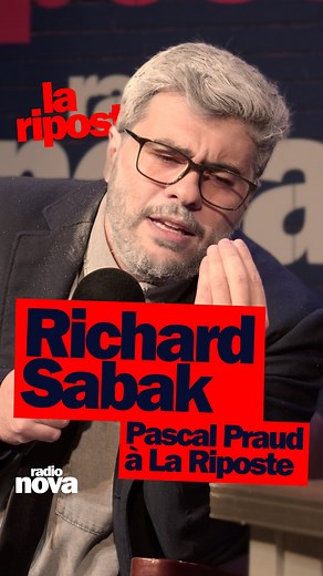 96K views · 4.2K reactions | Invité improbable dans « La riposte » : Pascal Praud …ou plutôt Pascal Faux : @richard_sabak, qui était dans la dernière émission disponible en podcasts sur toutes les plateformes et sur YouTube en intégralité ️ Venez assister en live à « La riposte » tous les lundis à 18h30 à @ladivinecomedieparis à Paris, lien en bio ️ | Radio Nova | Facebook