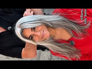 ✨ Grey Hair = Natural Silver Platinum ✨