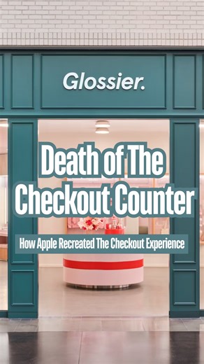The death of the retail checkout counter and how brands are trying to use retail to build stronger relationships with their customer. #marketing #shopping #glossier #apple #mejuri | The Brand Blueprint