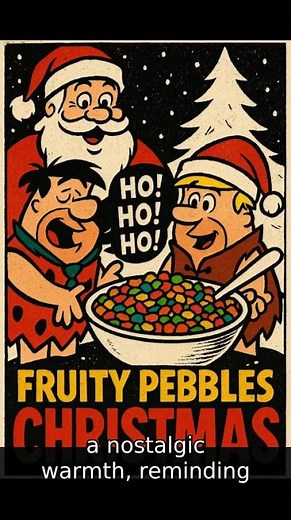 Vintage Fruity Pebbles Christmas Ad from 1986!