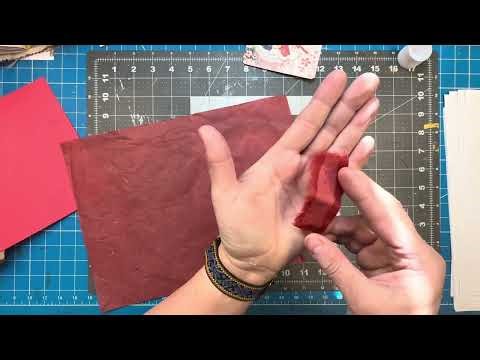 #50stackchallenge7 Hosted by Amy @craftycat - prompts 49 Red & 50 Wrapping Paper