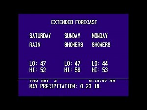 WeatherSTAR III/3000 Emulation- Astoria, OR- May 2, 2024