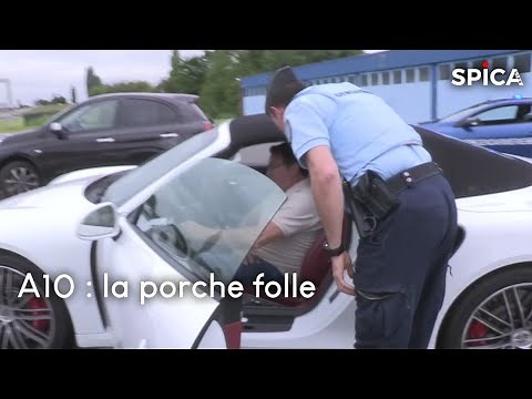 High-speed chase on the A10: the wild Porsche