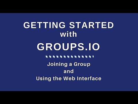 Groups.io - Using the web interface