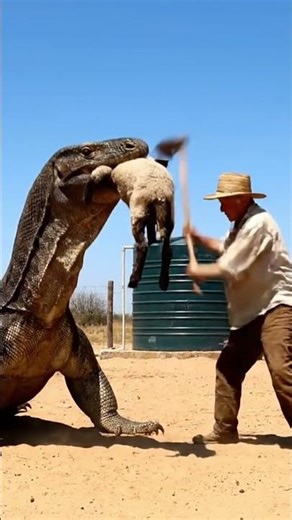 One Hoe, One Lamb, One Giant Lizard — Calm Save