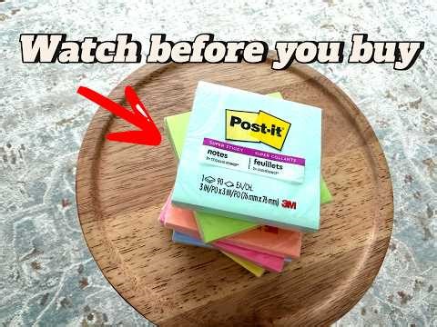 Post-it Super Sticky Notes Review!