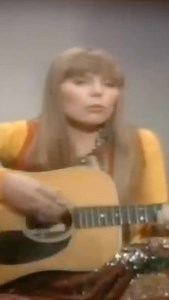 “I’ve looked at clouds from both sides now” Joni performing “Both Sides Now,” on the Mama Cass Show, which broadcast 55 years ago this week. | Joni Mitchell