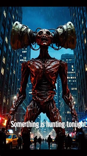 “They ran… but he never stops. 😱 #SirenHead #Horror #NYCNightmare #ViralHorror”