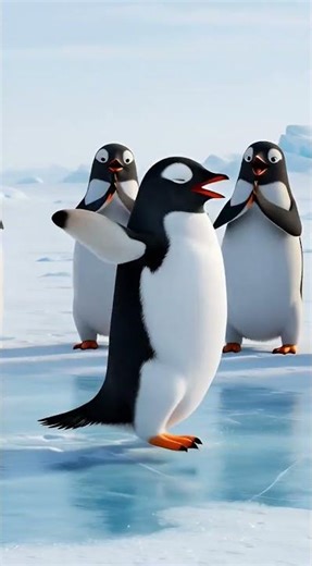 Funny Dancing Penguin Cartoon | Kids Animal Short #baby