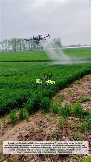 This Farming Drone Sprays Crops Automatically! 🚁🌱 #Shorts