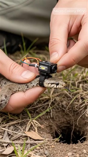 Snake POV Inside a Hidden Den 🐍