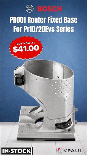 In Stock | Bosch PR001 Fixed Router Base | Authorized Distributor (March 2026) | KPaul-Veteran Owned