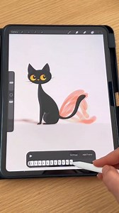 55K views · 544 reactions | Cat animation . . . . #ipad #procreate #procreateart #procreatebrush | Designerit Art | Facebook