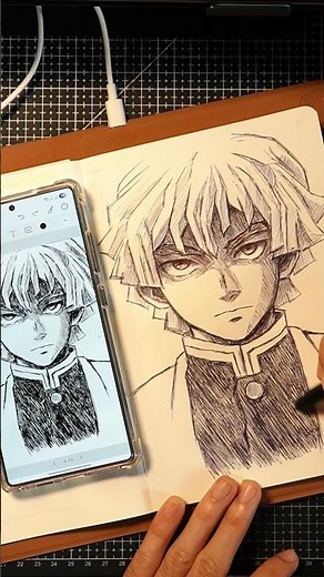 Unboxing Huion Note x10 Smart Digital Notebook | trad art to digi art ✨️ #huion #huionNote #shorts