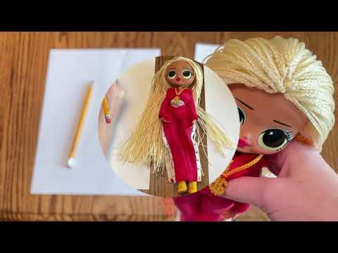 L.O.L. Surprise! O.M.G. Swag Fashion Doll Sketching and Coloring