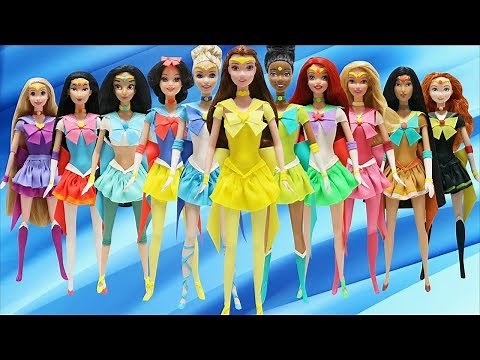 Play Doh 11 Disney Princesses Sailor Moon Inspired Costumes