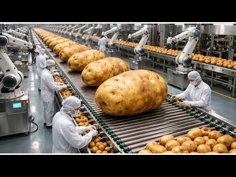 Inside a High Tech Potato Chip Factory: From Precision Hydro Cutting to Nitrogen Flush Crunch