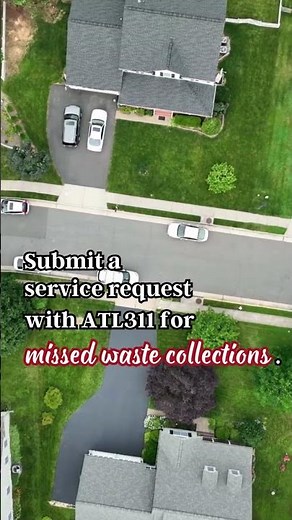 Submit a service request with ATL311 today!