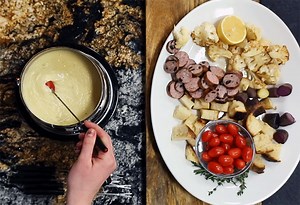 Classic Cheese Fondue - Andrew Zimmern