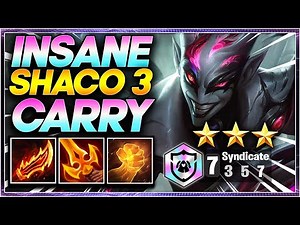 *INSANE* 7 SYNDICATE SHACO 3 ⭐⭐⭐ TFT SET 6 Guide RANKED I Teamfight Tactics 11.22 Patch emilyywang