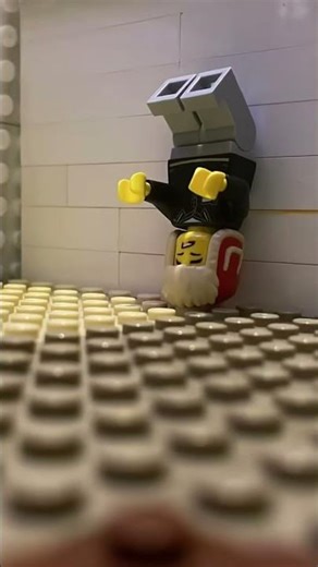 Lego man falls down the stairs #lego