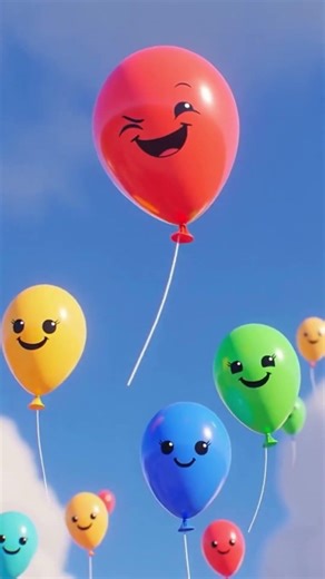 The Balloon That Learned Humility 🎈| Kids Moral Story | Be Humble#viral #cartoon #explore #shorts