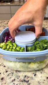 The perfect container for taking salads on the go! | Planted in the Kitchen