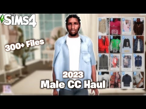 300+ MALE CC FINDS | Urban Male CC Haul | The Sims 4