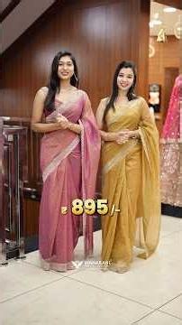 Twill Net Ready To Wear Saree at ₹895/- ✨