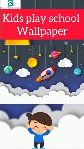 Cute & Colorful Kids Wallpaper Designs for Bedrooms | Playful & Educational Kids Wallpaper Ideas
