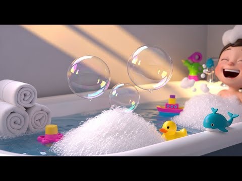 Counting Bubbles in the Bath | Fun Number Songs and Nursery Rhymes