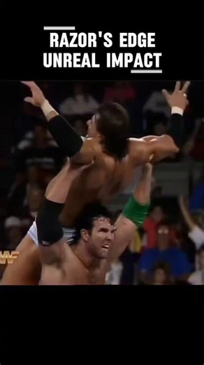Razor's Edge, but they get increasingly better 😳 #wwe #scotthall #damianpriest