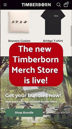 The Timberborn Merch Store Is Now LIVE! Fresh fits. Beaver-approved. #shorts #gaming #merch