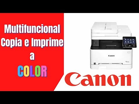Canon ImageCLASS mf642Cdw Multifuncional Laser a Color (Unboxing y Review)