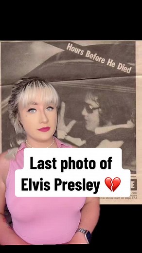 Last Photo of Elvis Presley Alive - Wave of Farewell