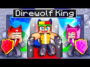 Playing as a DIREWOLF KING in Minecraft!