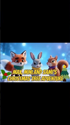 Max, Mini and Sami's Cristmas Tree Adventure #christmas #cute #cuteanimals #animation