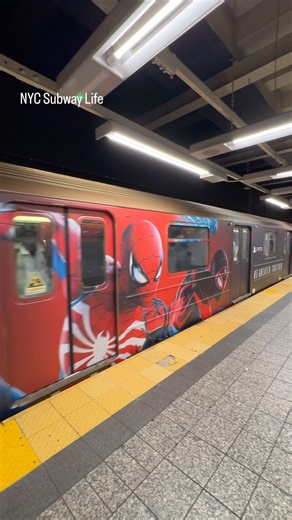 2K views · 102 reactions | PS5 Spider-Man 2 NYC Subway Shuttle at Time Sq. #NYCSubway #NYC #PS5 #SpiderMan2 #MTA #NewYorkCitySubway #LIRR #SubwayTrain #NYCTransit You can now buy me a coffee: https://bmc.link/NYCSubwayLife | NYC Subway Life | Facebook