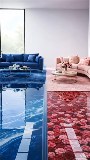Blue Ocean vs Pink Roses Epoxy Floor 🌊🌹 | Who Wins the Design Challenge?