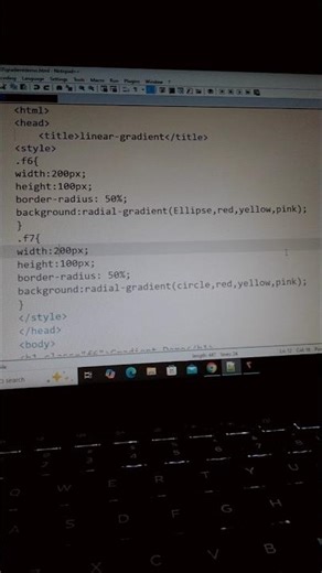 radial gradient css #shorts #programming #trending #css