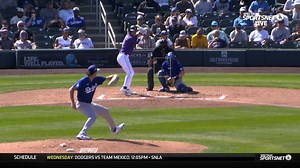 Dodgers 6’10” pitcher Paul Gervase BARELY avoided getting hit in the face by a comebacker 😳Thankfully, he was okay. We’ve seen how bad this can be last year.