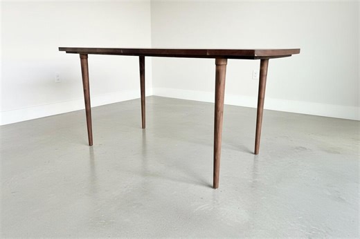 Solid Walnut Hardwood Extendable Table. (th110) Only Table in the World With Unlimited Extension. Select an Everyday Depth & Extend to Host! - Etsy UK