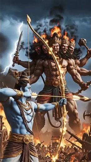 Rama vs Ravana Final Battle | Brahmastra Scene (8K Epic)