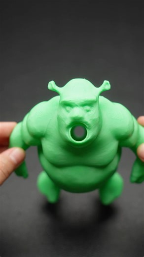 3D Printed Shrek Toothpaste Dispenser #3dprinting