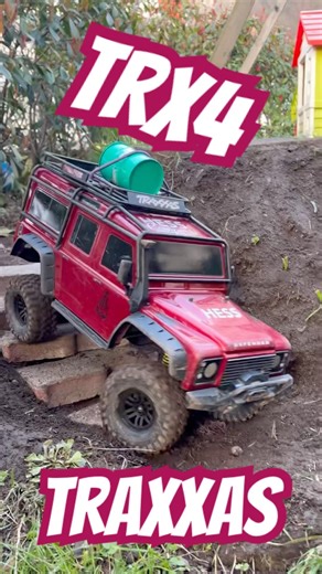 Traxxas Trx4 Land Rover Defender #traxxas #trx4 #trx #crawler #hobby #rccar #offroad #stairs #4x4