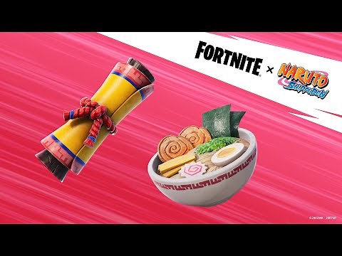 Fortnite X Naruto Shippuden FREE REWARDS & SKINS | Collect Ramen And Ninja Scrolls In Konoha Village