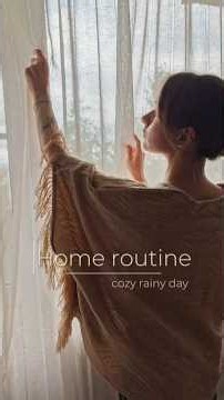 Slow living at home | Cozy rainy day & Autumn home routine