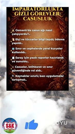 Osmanlı casusluk ağı nasıl işliyordu? #Shorts #osmanlı #casusluk